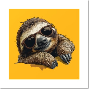 sloth Posters and Art